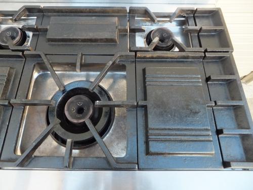 マルゼン 5口ガスレンジ MGRX-126E マルゼン】【業務用】【中古】 ガスレンジ MGRX-126E 都市ガス／単相