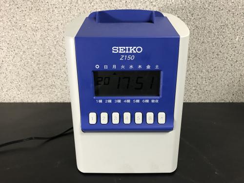 中古 SEIKO セイコー 多機能タイムレコーダー Z150│厨房家