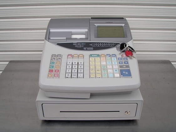 □2007年製□ カシオ 電子レジスター TE-5000│厨房家