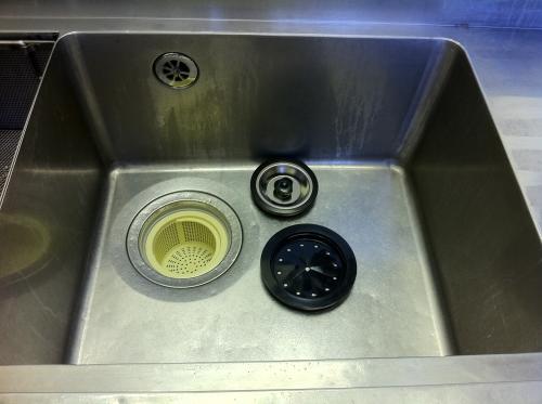 □激安□ダスト付きソイルド1槽シンク W1190×D625×H850(1000) │厨房家