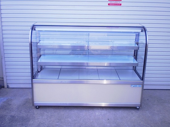冷蔵ガラスショーケース OHGU-T-1500B 大穂製作所 2010年 ショーケース OHGU-Tk-1500B 大穂製作所 冷蔵ショーケース スタンダードタイプ 後