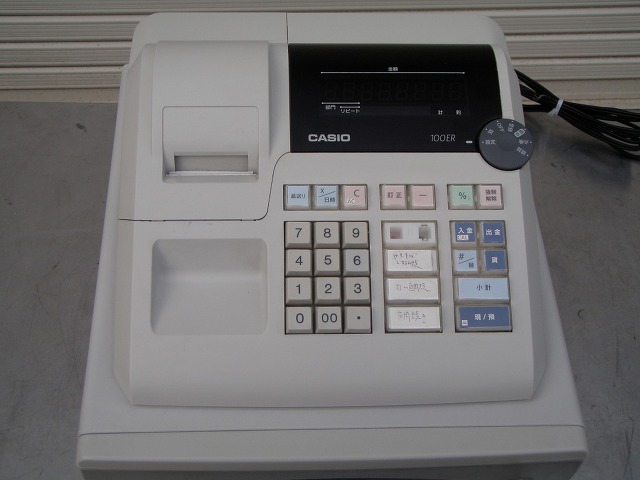 □カシオ レジスター 100ER│厨房家