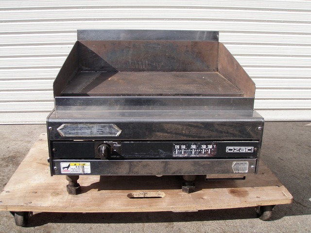 □オザキ グリドル OZ60-60FTK 都市ガス│厨房家