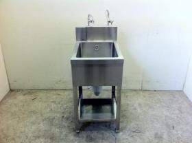 商品詳細 □激安□1槽ｼﾝｸ (蛇口2点付き) W430×D600×H800(950)