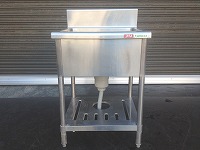 1槽シンク(W600) ステンレスシンク 1槽W600×D600 | 陶芸ショップ.コム / 陶芸用品・陶芸